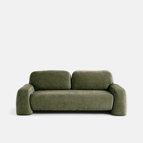 3-zits bank van dik fluweel Padang