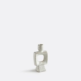 Organische kandelaar van keramiek, hoogte 16,5 cm, CERAL