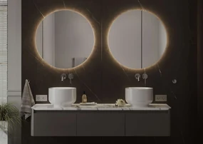 Martens Design Rotondo spiegel met LED verlichting, spiegelverwarming en sensor 60cm