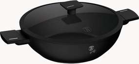 Wok met deksel Matte Black Collection