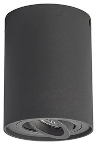 Set van 6 spots smart donkergrijs incl. Wifi GU10 - Rondoo up