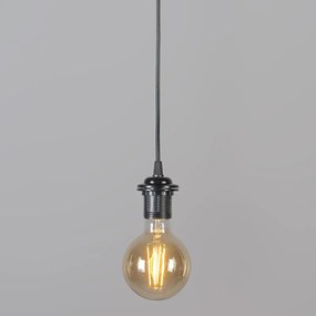 Retro hanglamp zwart 45 cm - Granny Frame