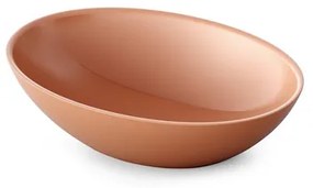 Zeza Element Waskom - 51x35.5x14.2 - solid surface - glans peach (oranje/roze) SW1208817