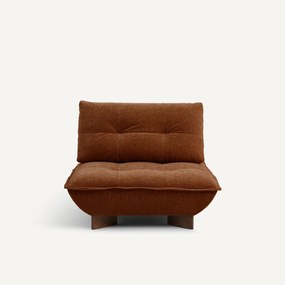 Modulaire zetel in chenille fluweel, Kaori