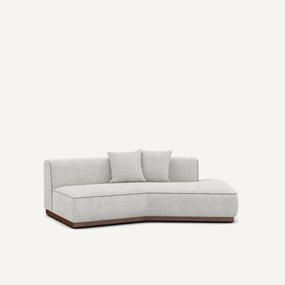 Rechte halve bank in gevlekt canvas, JACOPO