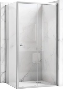 Douchecabine Rea Primo Slide 100x70 Chrome