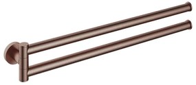 Hotbath &MORE Handdoekhouder Draaibaar BCP Geborsteld koper PVD BAA15BCP