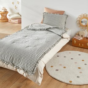 Gewatteerde kinderdekbed in katoen vichy, Georgette