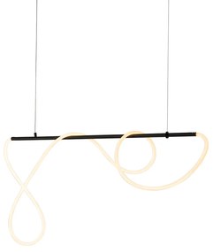 Eettafel / Eetkamer Design hanglamp zwart incl. LED 3-staps dimbaar - Danisha Design Binnenverlichting Lamp