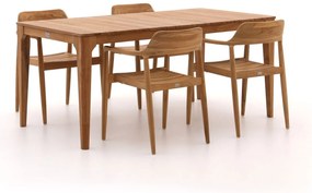 Bellagio Balba/Bruca 170cm dining tuinset 5-delig stapelbaar