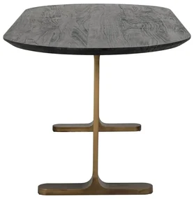 Richmond Interiors Revelin Ovale Eettafel Antiek Messing 235 Cm - 235 X 90cm.