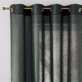 Lussengordijn van polyester en linnen Aron