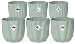 6x Pot elho Vibes Fold Round groen
