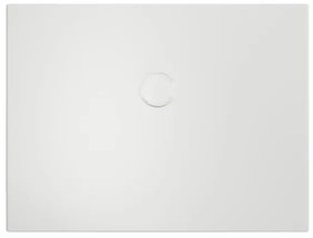 Xenz Flat Zero douchevloer - 100x80x4 - Acryl - wit 6508-01