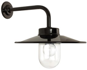 Vita Stallamp Zwart met 8W Bewegingssensor LED
