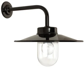Vita Stallamp Zwart met 8W Bewegingssensor LED