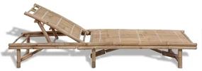 vidaXL Ligbed bamboe