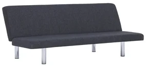 vidaXL Slaapbank polyester donkergrijs