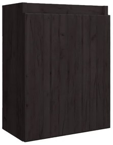 Fontana Bano toiletmeubel ribbelfront kasteel bruin greeploos 38.5x21.5cm