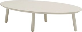 Taste by 4 Seasons Salute salontafel Linnen met keramisch tafelblad 120 x 65 cm (H 30 cm) Loungetafel beige weerbestendig