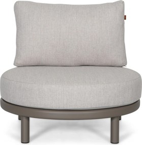 Stoel en Bank Loungeset 5 personen Aluminium Taupe  Santika Furniture Santika