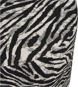 Kimberley Poef Jacquard - Black/White