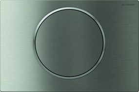 Geberit Sigma 10 bedieningspaneel rvs geborsteld RVS voor Sigma reservoirs 8cm (UP720) en 12cm (UP320)