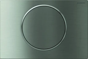 Geberit Sigma 10 bedieningspaneel rvs geborsteld RVS voor Sigma reservoirs 8cm (UP720) en 12cm (UP320)