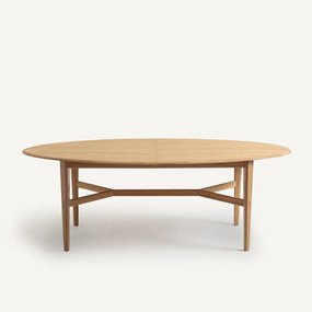 Verlengbare tafel van massief eikenhout en eikenfineer, Tadame