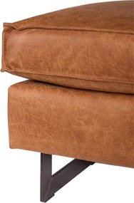 Poef - Riverdance - leer Colorado cognac 03