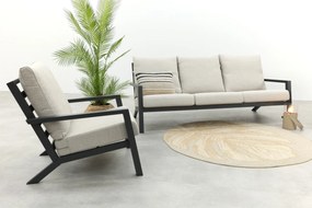 Boston stoel bank (3-zits) loungeset - 3-delig