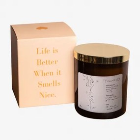 Aromatische Kaars 200 Gr Zodiac Collection Wit & Taurus - Sklum
