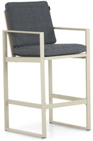 Barstoel Aluminium Taupe-naturel-bruin Lifestyle Garden Furniture Nuno