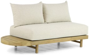 Hoek loungeset 5 personen Teak Old teak greywash  Santika Furniture Santika