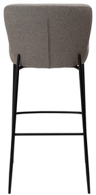 Dan-Form Glam Design Barstoel Boucle Grijsbruin