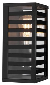 Moderne buiten wandlamp zwart 26 cm IP44 - Reims
