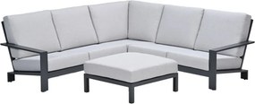 Garden Impressions Coba loungeset 4-delig donker grijs - valley sand