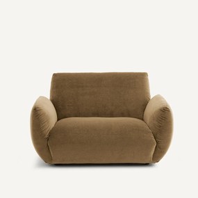 Fauteuil van linnen fluweel, SPOGANO