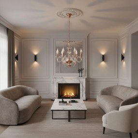 Plafondlamp Hangende Kandelaar APP1081-6CP