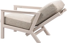 Taste by 4 Seasons Xara verstelbare loungestoel Linen Loungestoel   beige weerbestendig