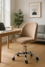 Vint fluwelen bureaustoel