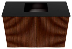 Mondiaz Joya 60cm toiletmeubel ruby met wastafel faye midden 1 kraangat urban