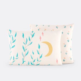 Kussensloop 50% recycled katoen, Anis