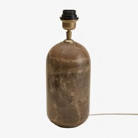 Voet Voor Tafellamp Van Natuurlijk Steen Yalvira Bruin Marmer Emperador - Sklum