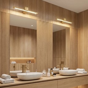 Badkamer LED-wandlamp SWE046-1W 40cm GOLD BRUSH