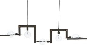 Goossens Hanglamp Anouk, Hanglamp met 5 lichtpunten exclusief lichtbron