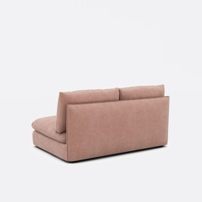 2-zits bankelement voor modulaire sofa, in gestructureerde stof, Malo