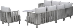 Garden Impressions Andong loungeset hoek 7-delig - taupe