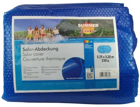 Summer Fun Zomerzwembadhoes solar ovaal 525x320 cm PE blauw