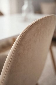 Set 4 Teok Fluwelen Stoelen